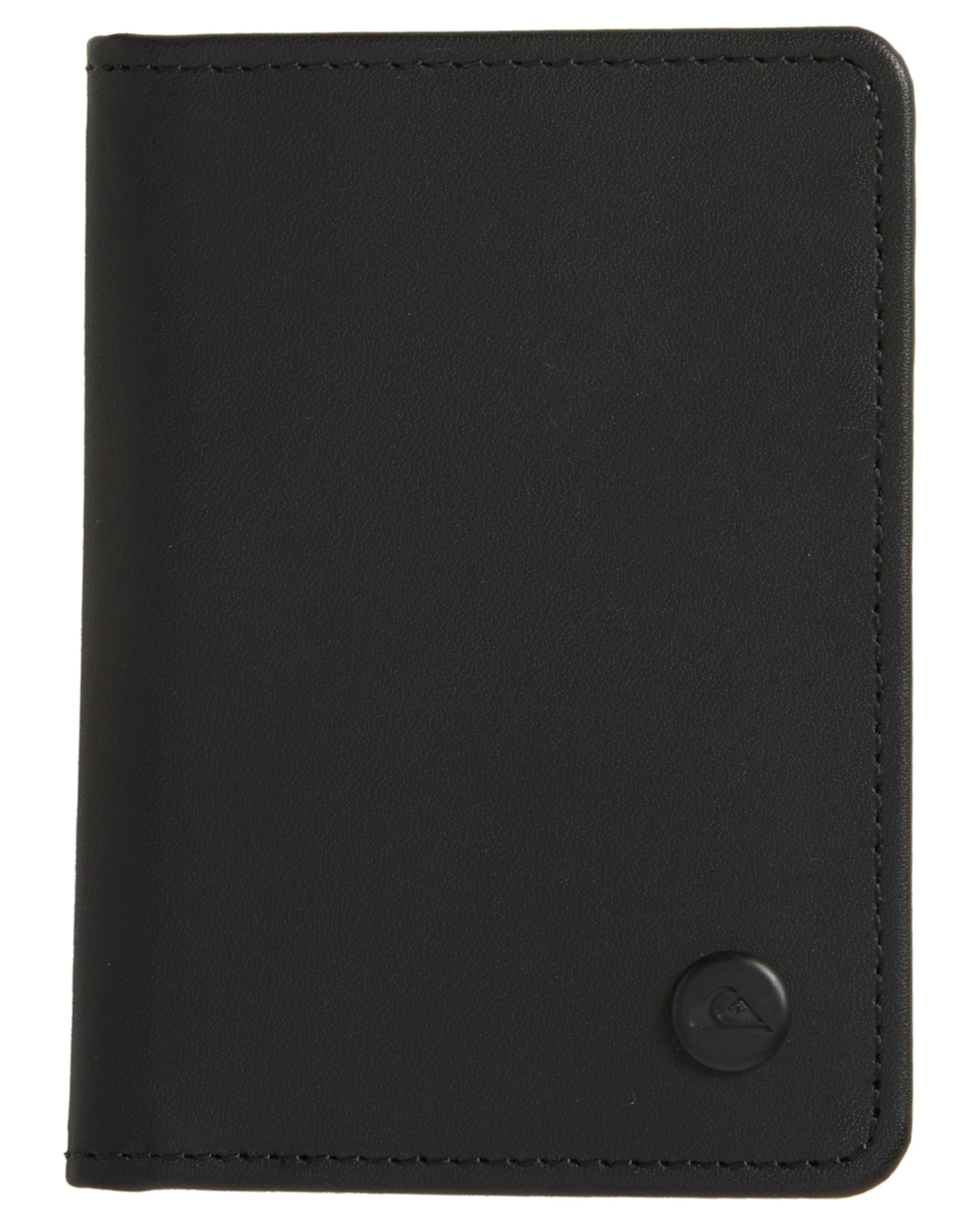 QUIKSILVER Portemonnaie 'Mack Cardy' in Schwarz: Vorderseite