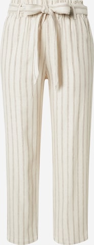 TOM TAILOR DENIM Tapered Pants in Beige: front