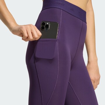 ADIDAS PERFORMANCE Skinny Sports trousers in Purple
