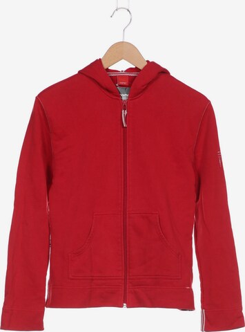 ESPRIT Sweatshirt & Zip-Up Hoodie in L in Red: front
