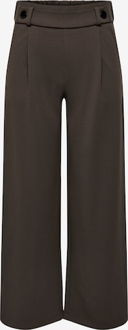 JDY Wide leg Pleat-front trousers 'Geggo' in Brown: front