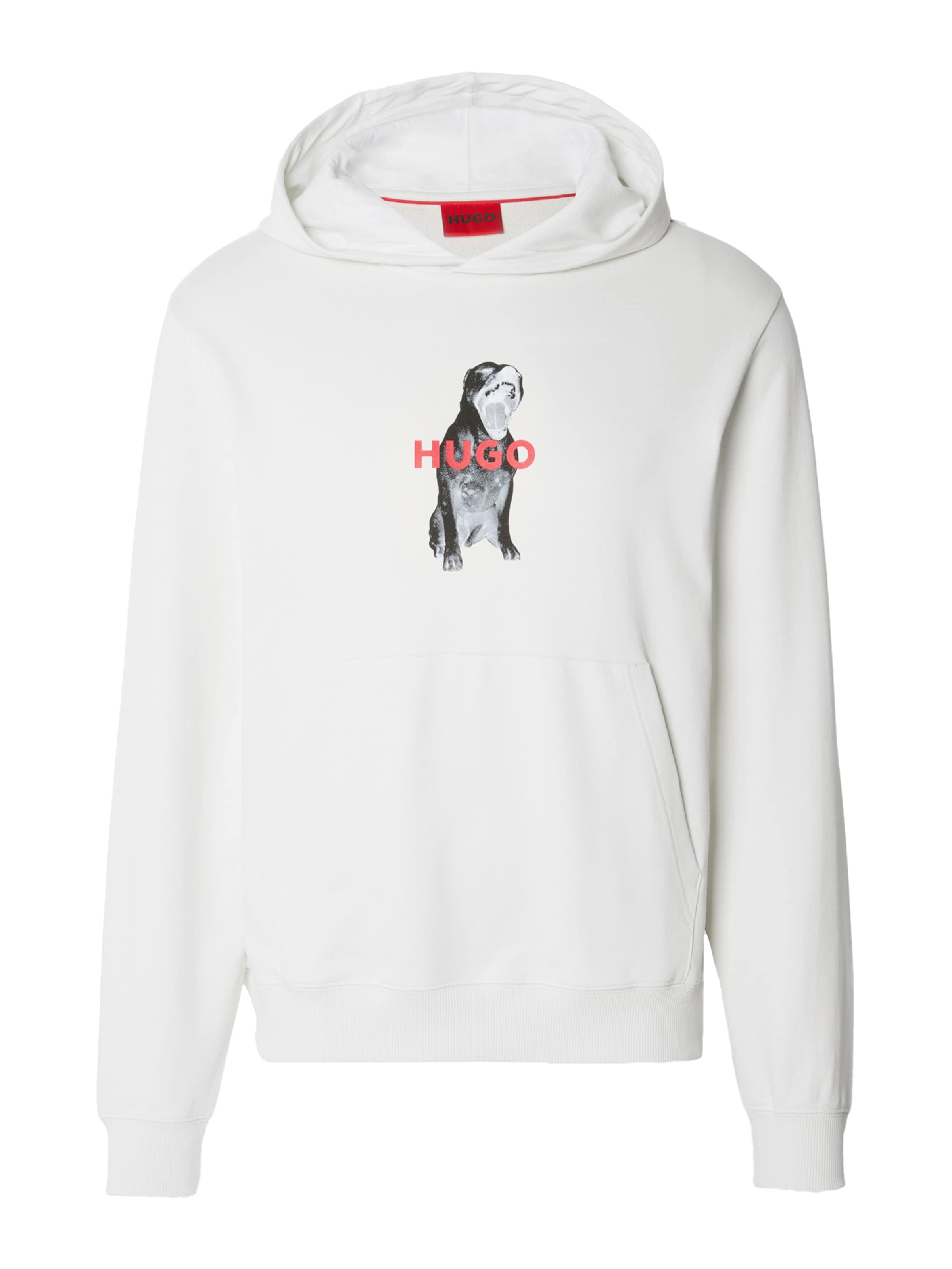 HUGO - Sudadera 'Dartchon' en blanco: frente