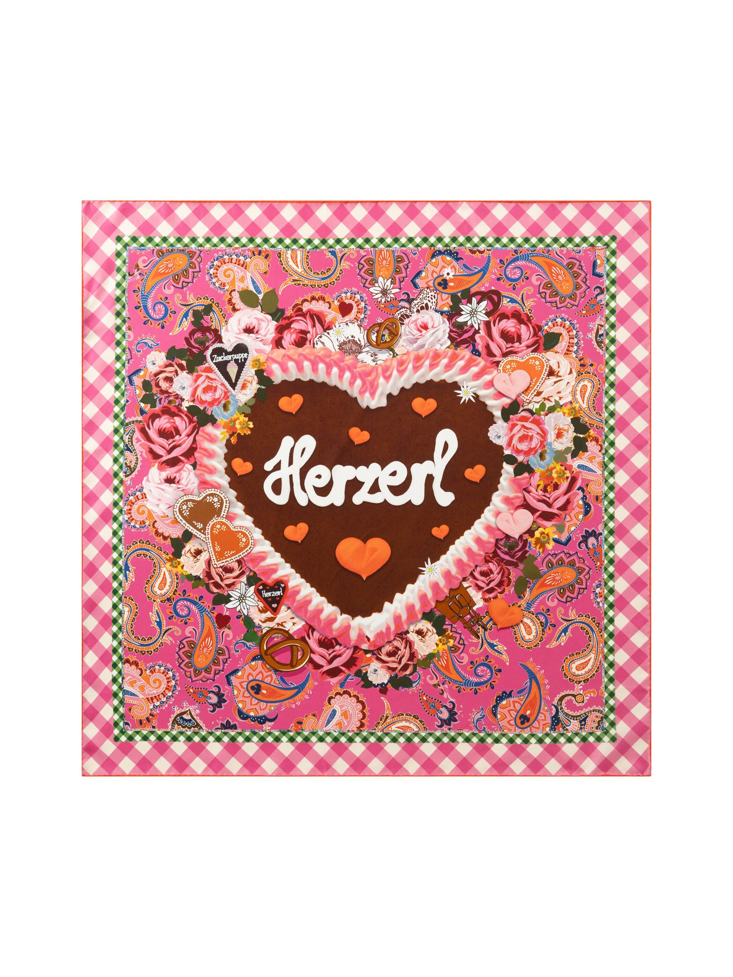 CODELLO Shawl in Pink: front