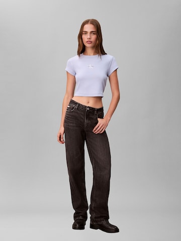 Calvin Klein Jeans Tričko – fialová