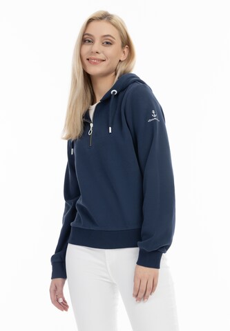 DreiMaster Maritim Sweatshirt 'Kilata' in Blauw: voorkant