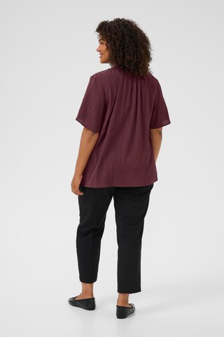 Chemisier 'Lisana' KAFFE CURVE en marron
