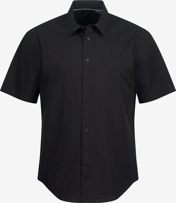 JP1880 Regular fit Button Up Shirt in Black: front