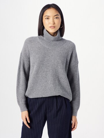 Sisley Пуловер в сиво: отпред