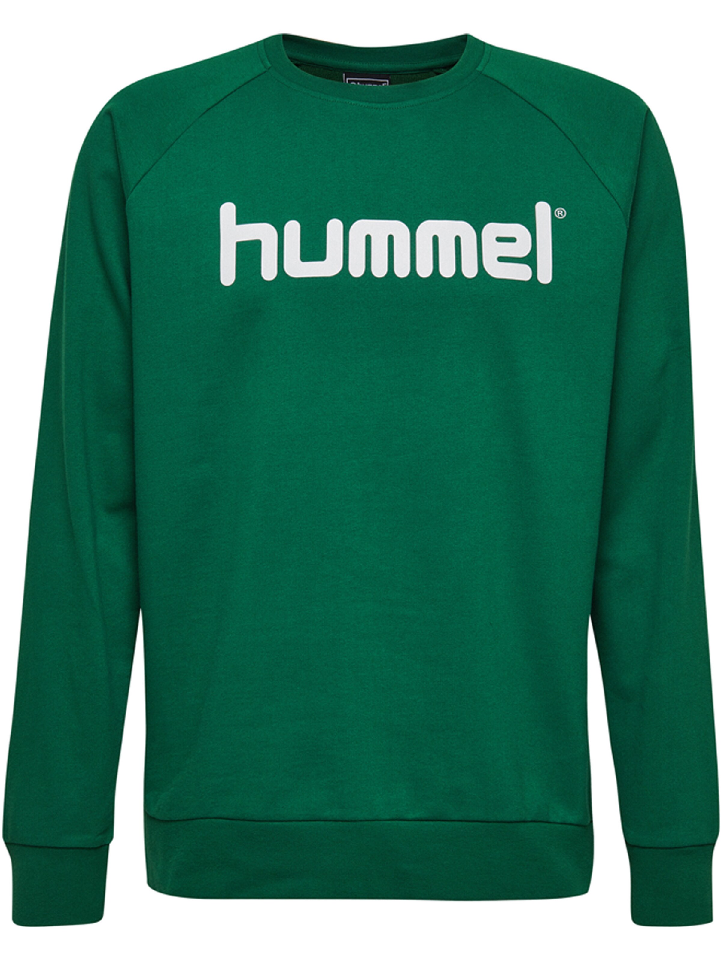 Hummel Sportief sweatshirt in Groen: voorkant