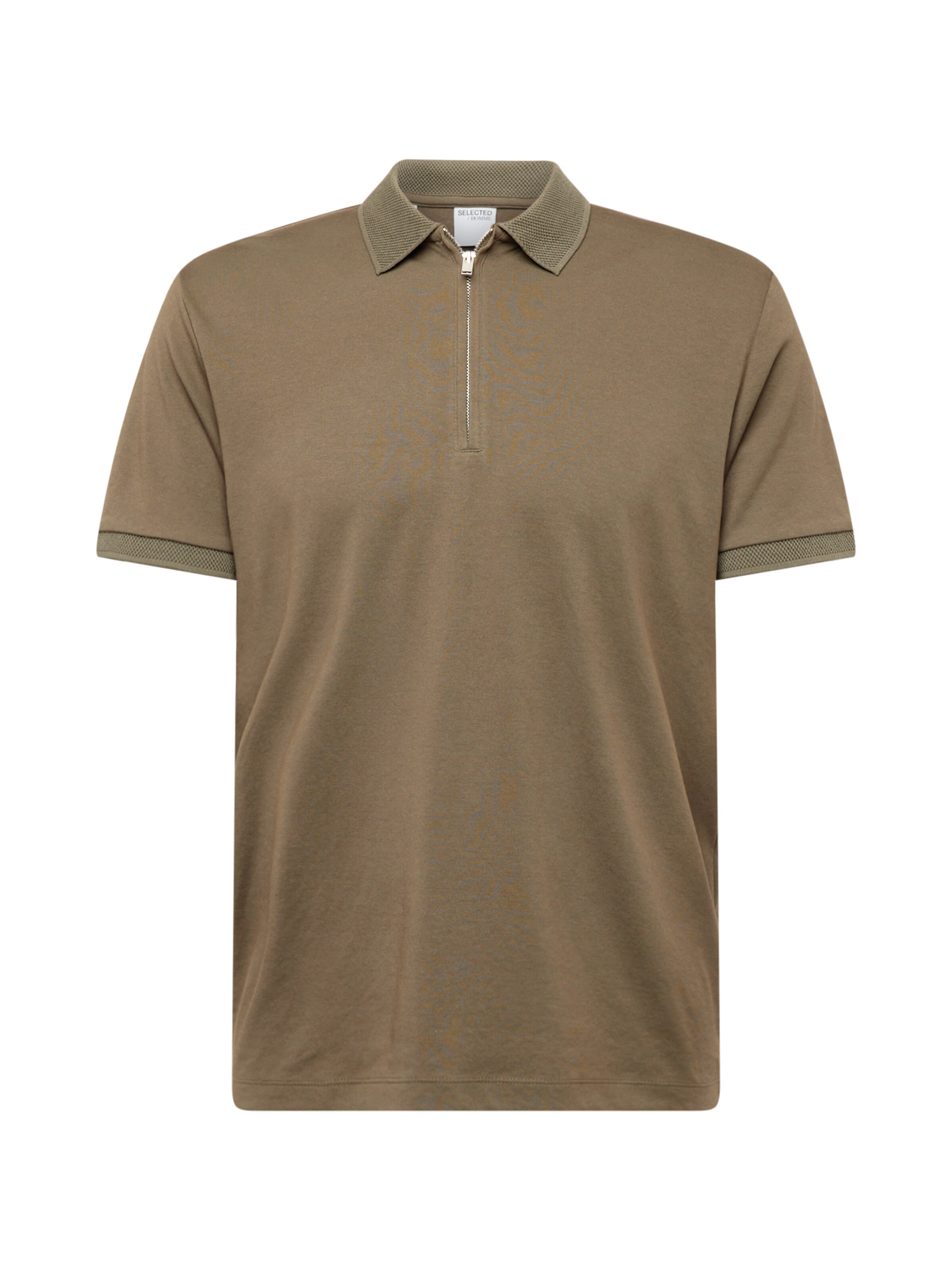 Tricou 'SLHFAVE' de la SELECTED pe verde: față