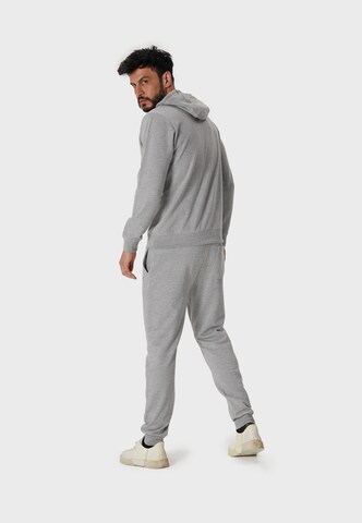 Oldskull Zip-Up Hoodie 'Basic Osk Logo' in Grey