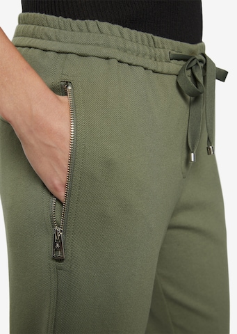 Marc O'Polo Tapered Broek 'Lontta' in Groen