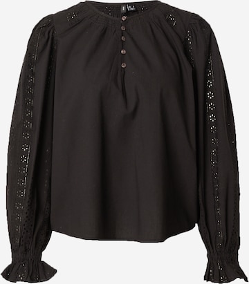 VERO MODA Blouse 'FAYA' in Zwart: voorkant