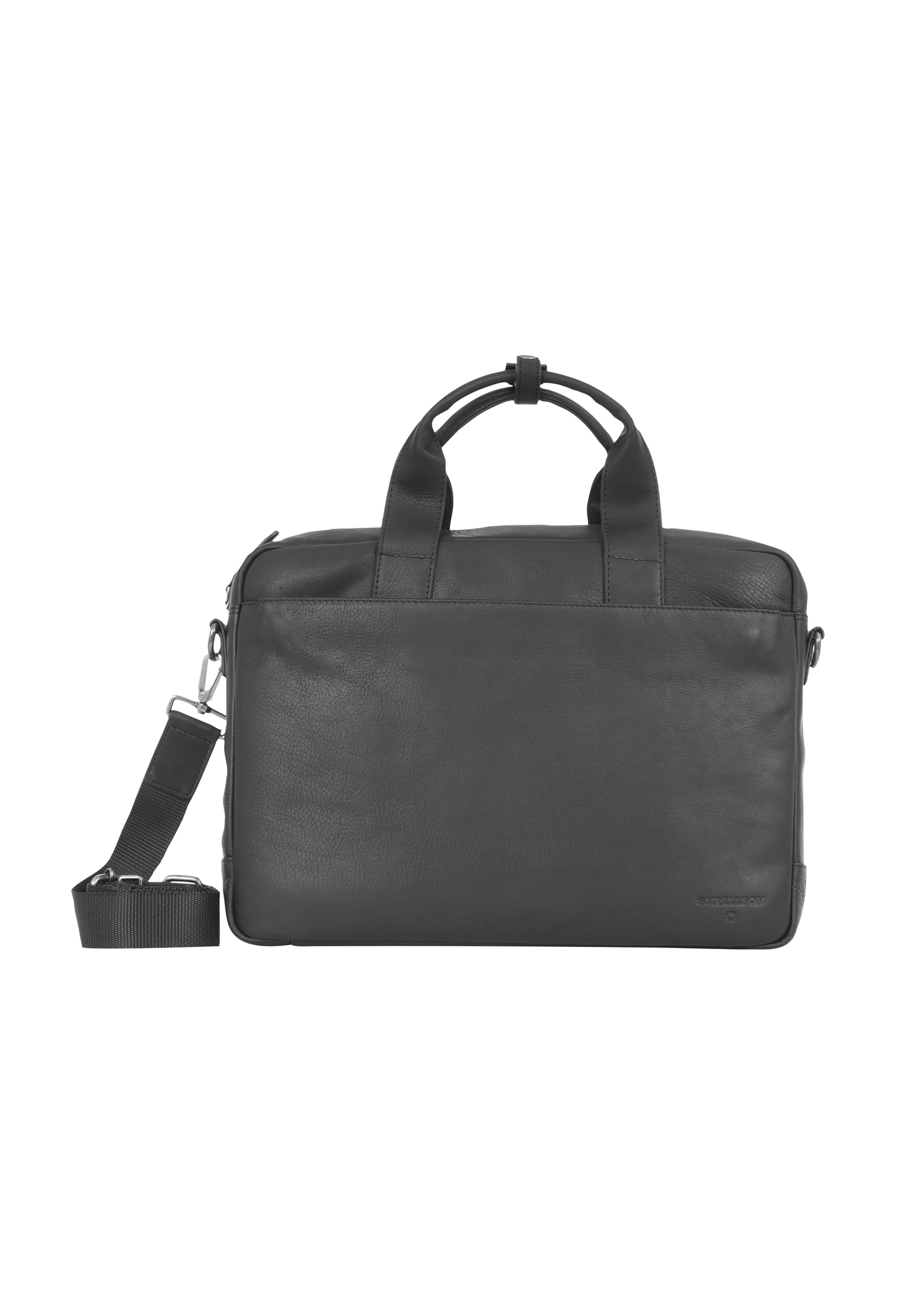 Sac d’ordinateur portable STRELLSON en noir : devant