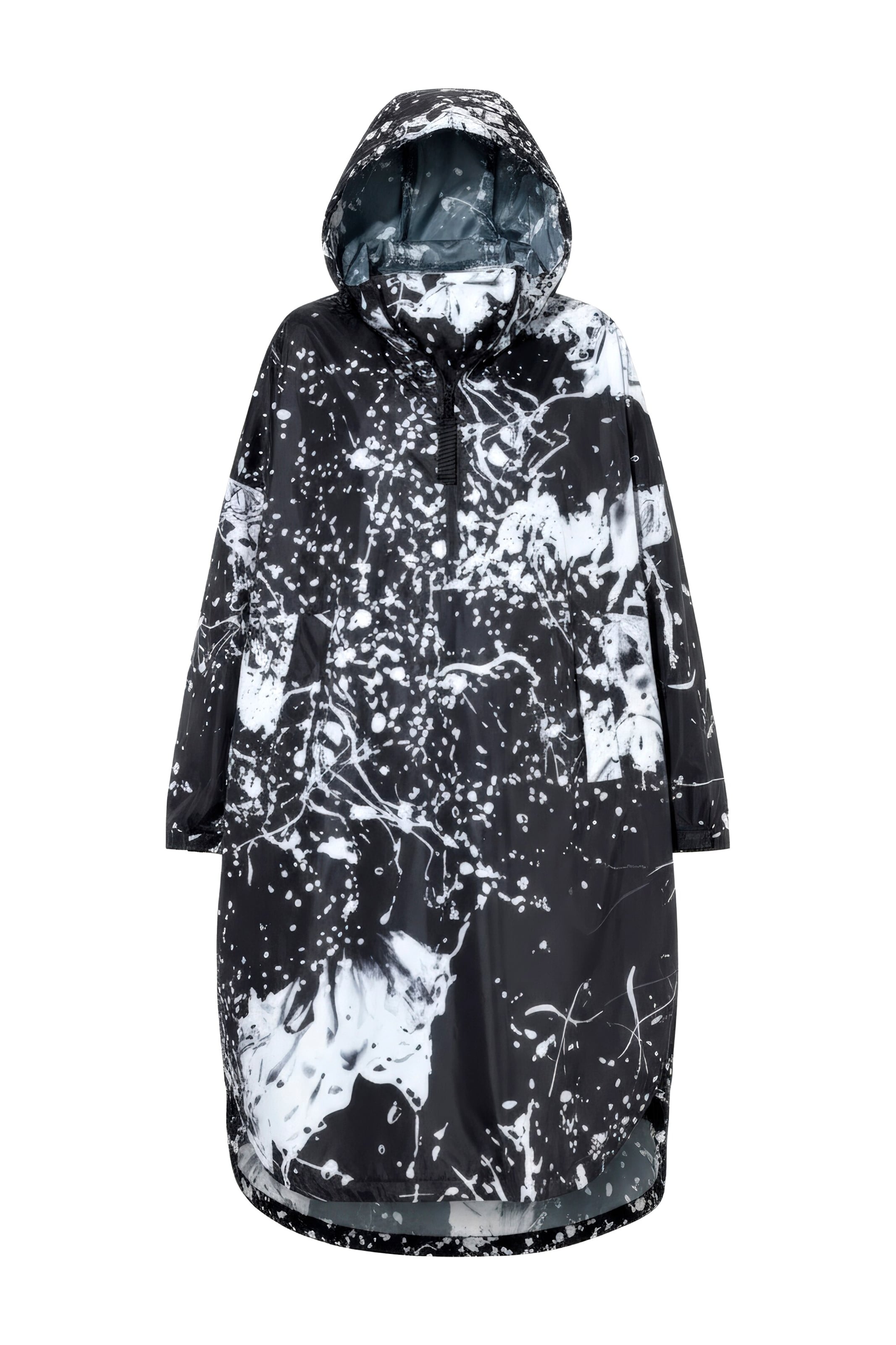 LAURASØN Funktionsmantel in Schwarz: Vorderseite