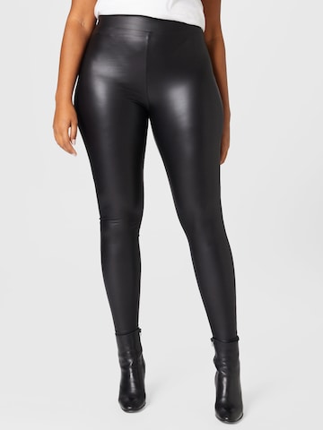 ONLY Curve Skinny Leggings 'COOL' - fekete: elől