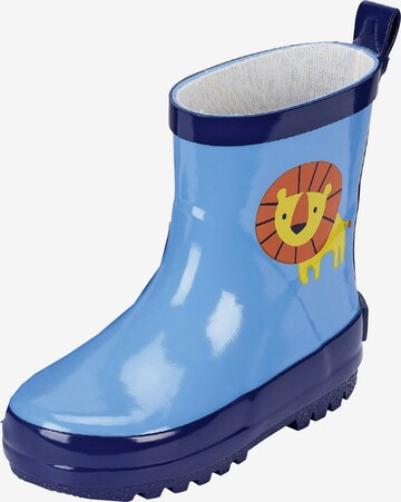 STERNTALER Rubber Boots 'Zootiere' in Blue: front