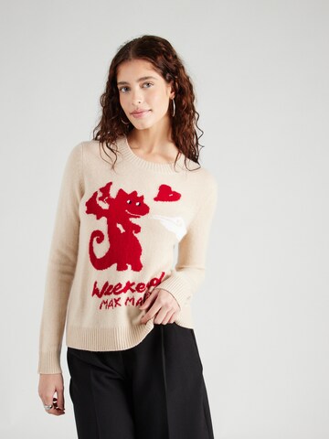 Weekend Max Mara Sweater 'ADELCHI' in Beige: front