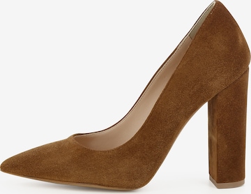 Escarpins 'ALINA' EVITA en marron : devant