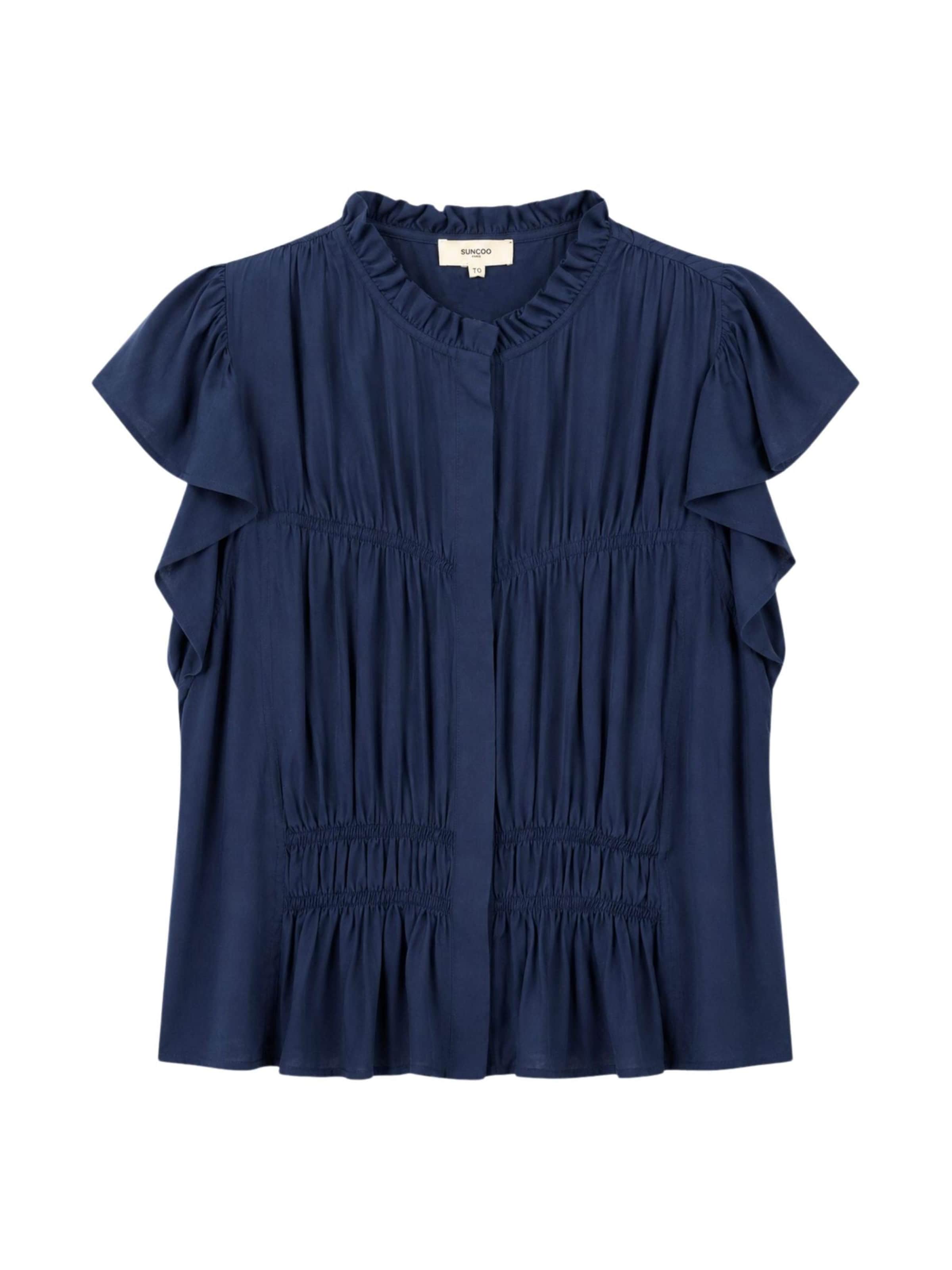 Suncoo Blouse in Blue: front