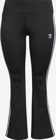 ADIDAS ORIGINALS Flared Leggings in Zwart: voorkant