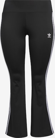 ADIDAS ORIGINALS Flared Leggings in Black: front