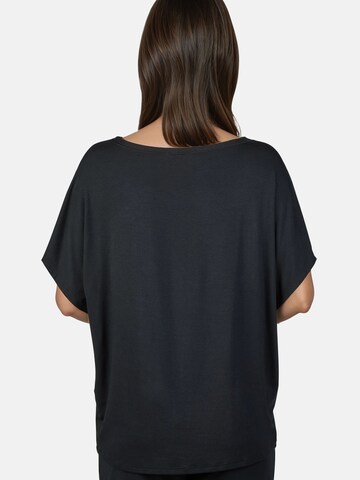 Myjama Pajama Shirt 'Curly' in Black