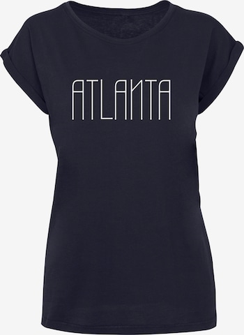 T-shirt 'Atlanta X' Merchcode en bleu : devant
