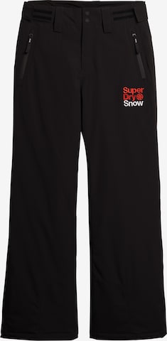 Superdry Outdoor Pants in Black: front