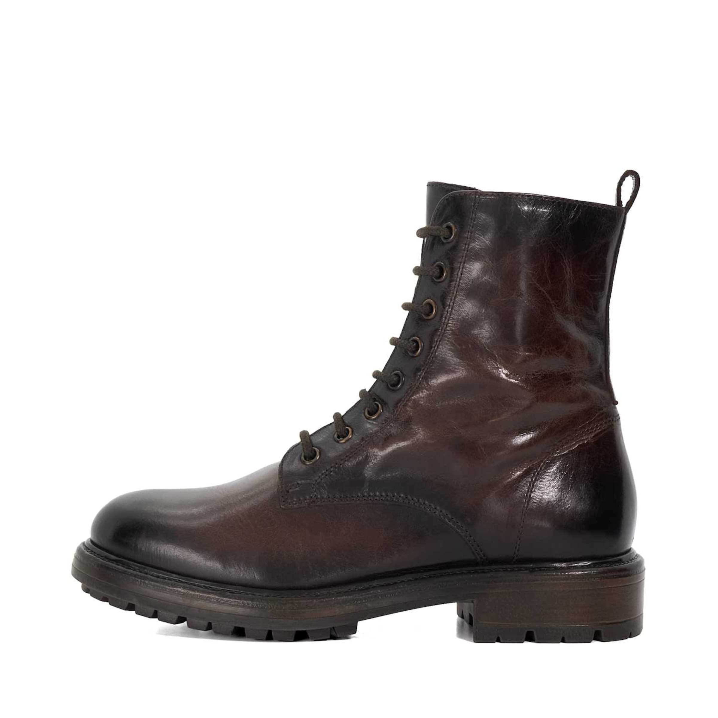 Dune LONDON Veterlaarsjes 'Patley' in Bruin