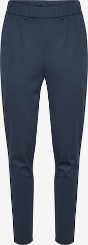 Kaffe Pleat-Front Pants 'Jenny' in Blue: front