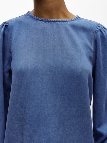 OBJECT Blouse 'OBJFRAME' in Blauw