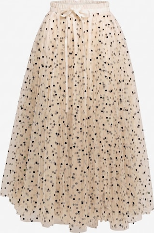 Jupe 'Falda' Tantra en beige : devant