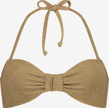 Hunkemöller Bandeau Bikini Top in Yellow: front