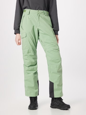 HELLY HANSEN regular Παντελόνι πεζοπορίας σε πράσινο: μπροστά