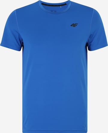 4F Functioneel shirt in Blauw: voorkant