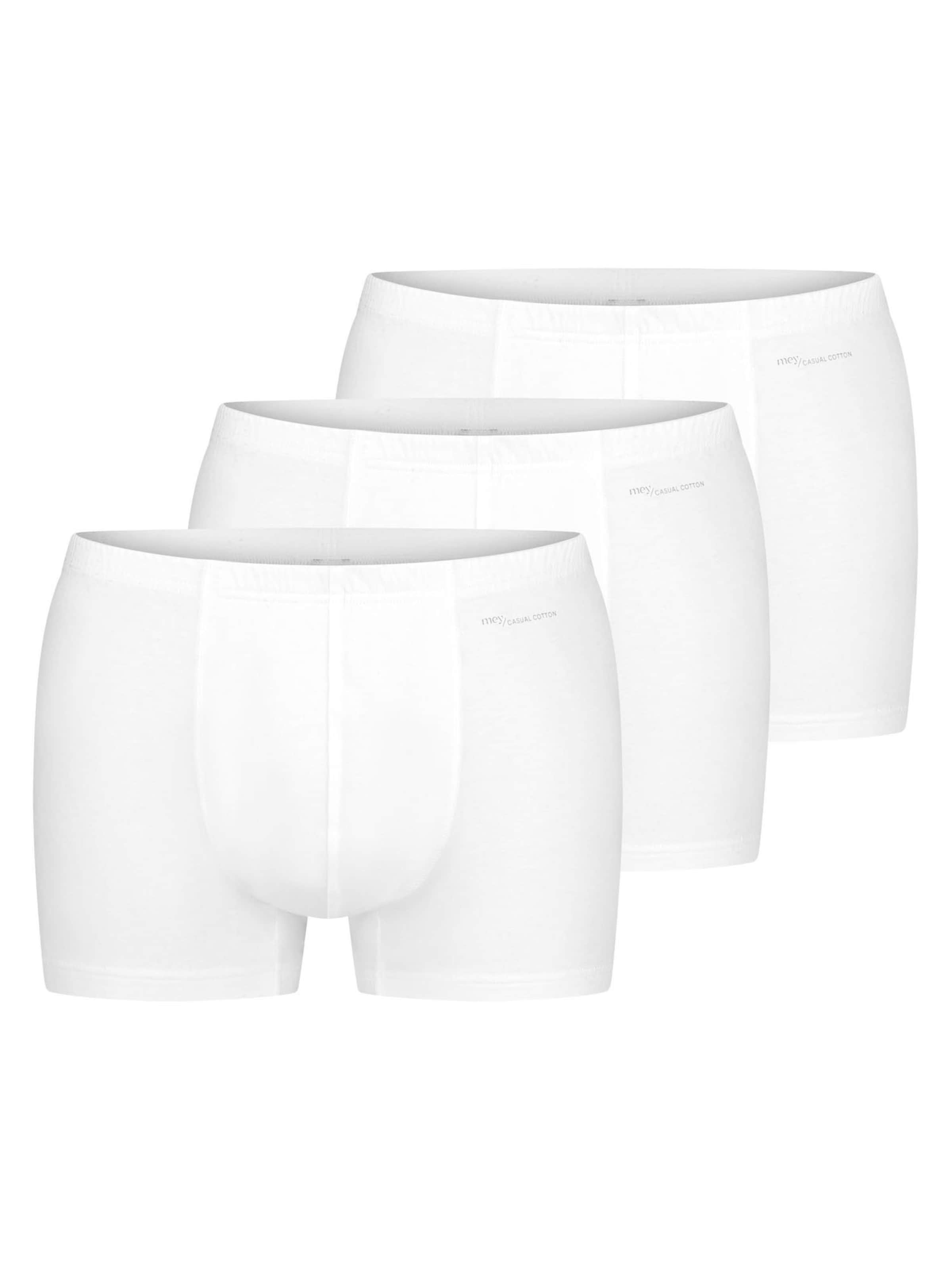 Mey Boxer shorts 'Casual Cotton' in White: front