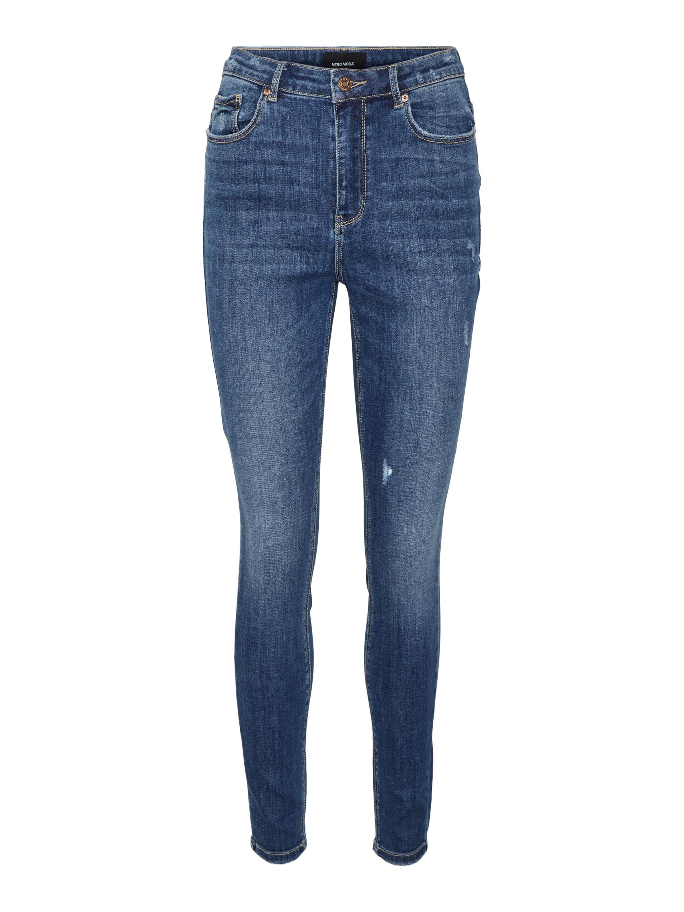 VERO MODA Skinny Jeans 'VMSophia' in Blue: front