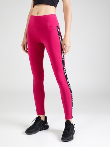 GUESS Skinny Workout Pants 'ALINE' in Red: front