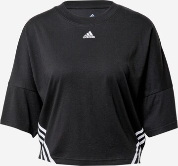 ADIDAS SPORTSWEAR - Camiseta funcional en negro: frente