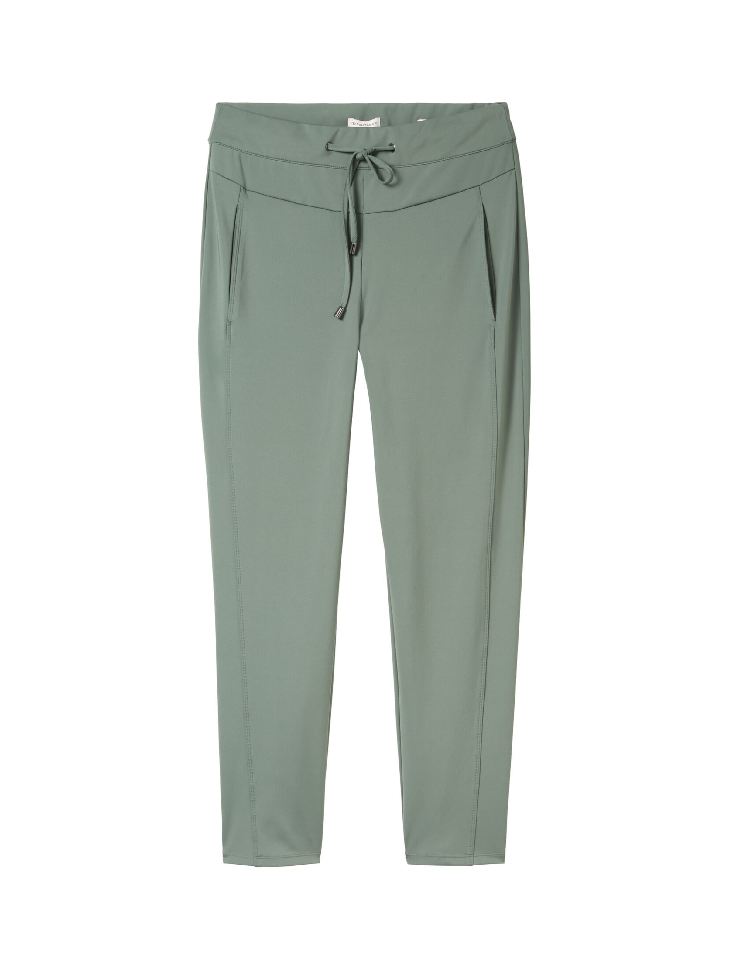 Pantalon TOM TAILOR en vert : devant