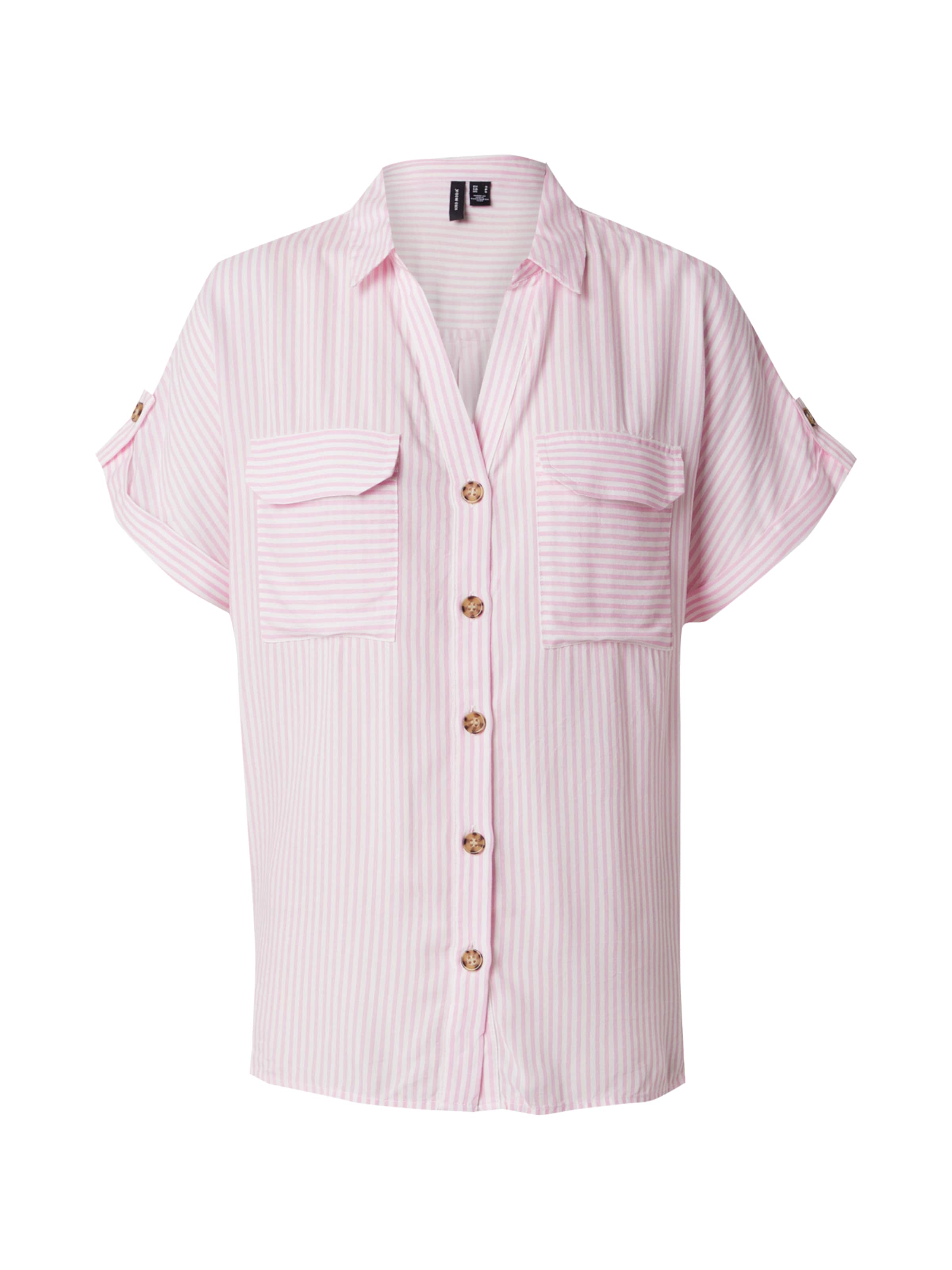 VERO MODA Блуза 'VMBumpy' в розово: отпред