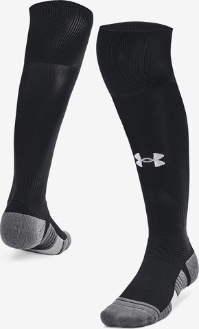 UNDER ARMOUR Athletic Socks in Black: front