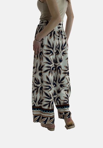 Wide Leg Pantalon Elara en bleu