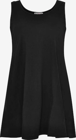YOEK Top in Black: front