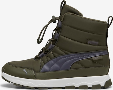 PUMA Snow Boots 'Evolve Puretex' in Green: front