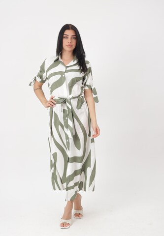 Elara Blusekjole i grøn: forside