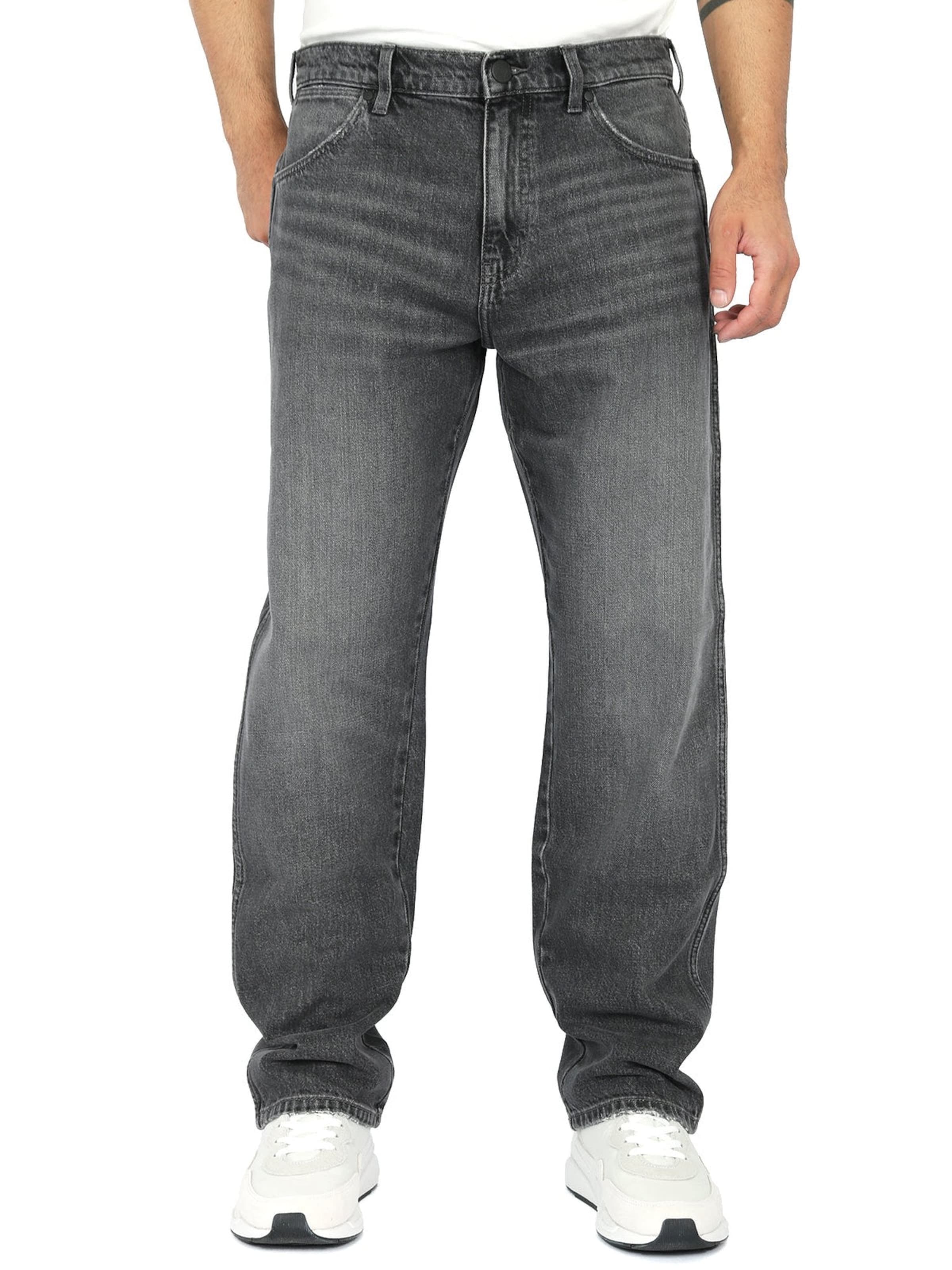 Loosefit Jeans 'RELAXED FRONTIER' di WRANGLER in grigio
