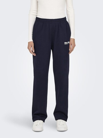 ONLY Regular Pants 'ONLDaze' in Blue: front