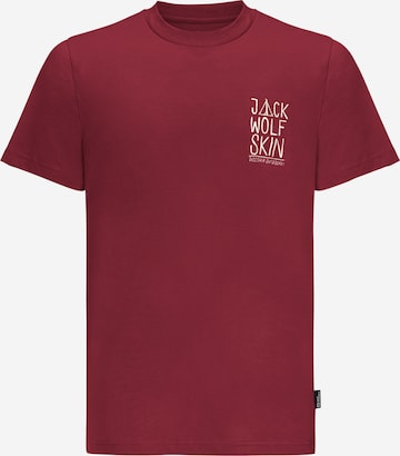 JACK WOLFSKIN Функционална тениска в лилав: отпред